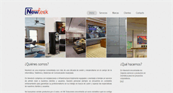 Desktop Screenshot of newteck.com.mx